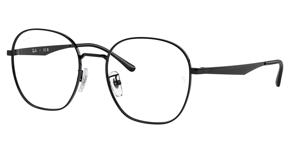 Ray-Ban RX6515D round eyeglasses in Black