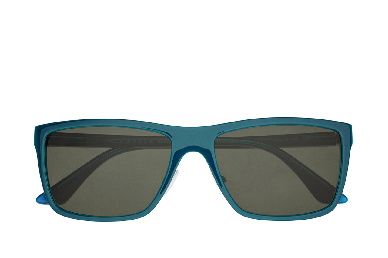 Blue Duck with Grey Green Lenses