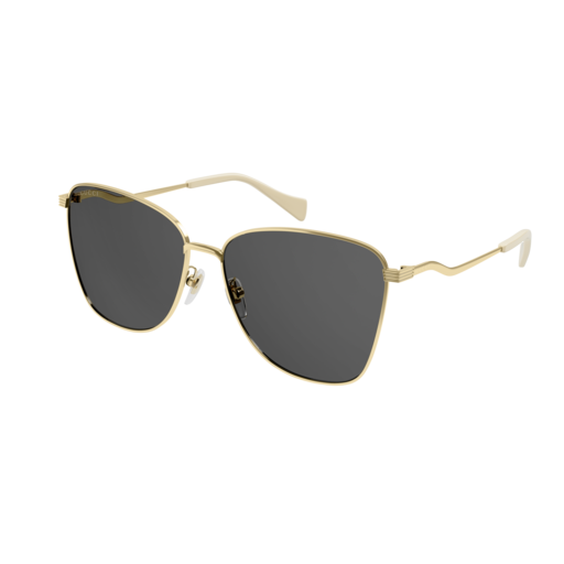 Gucci GG0970S irregular sunglasses in Gold