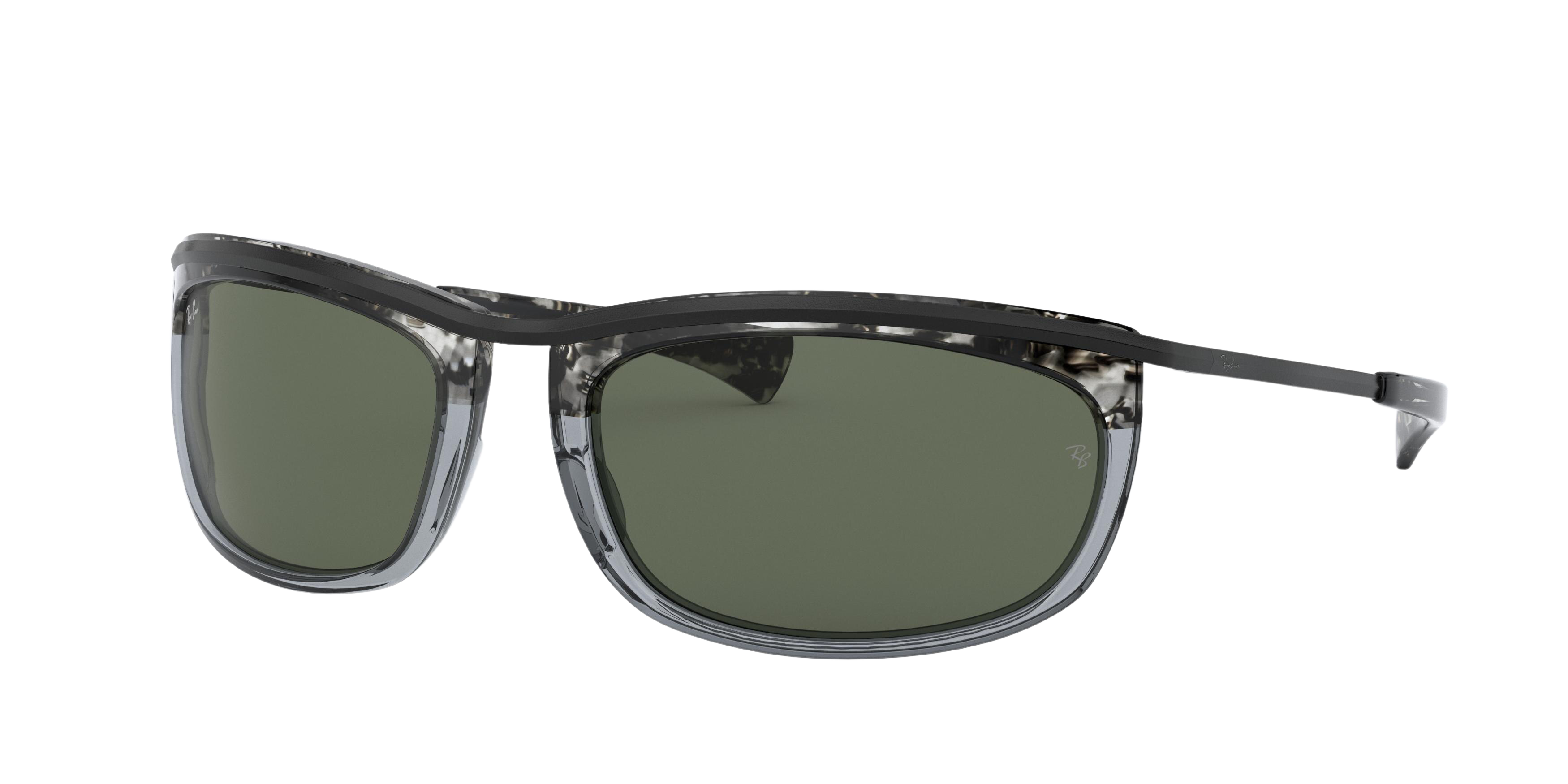 Ray-Ban RB2319 round sunglasses in Gradient Havana Grey