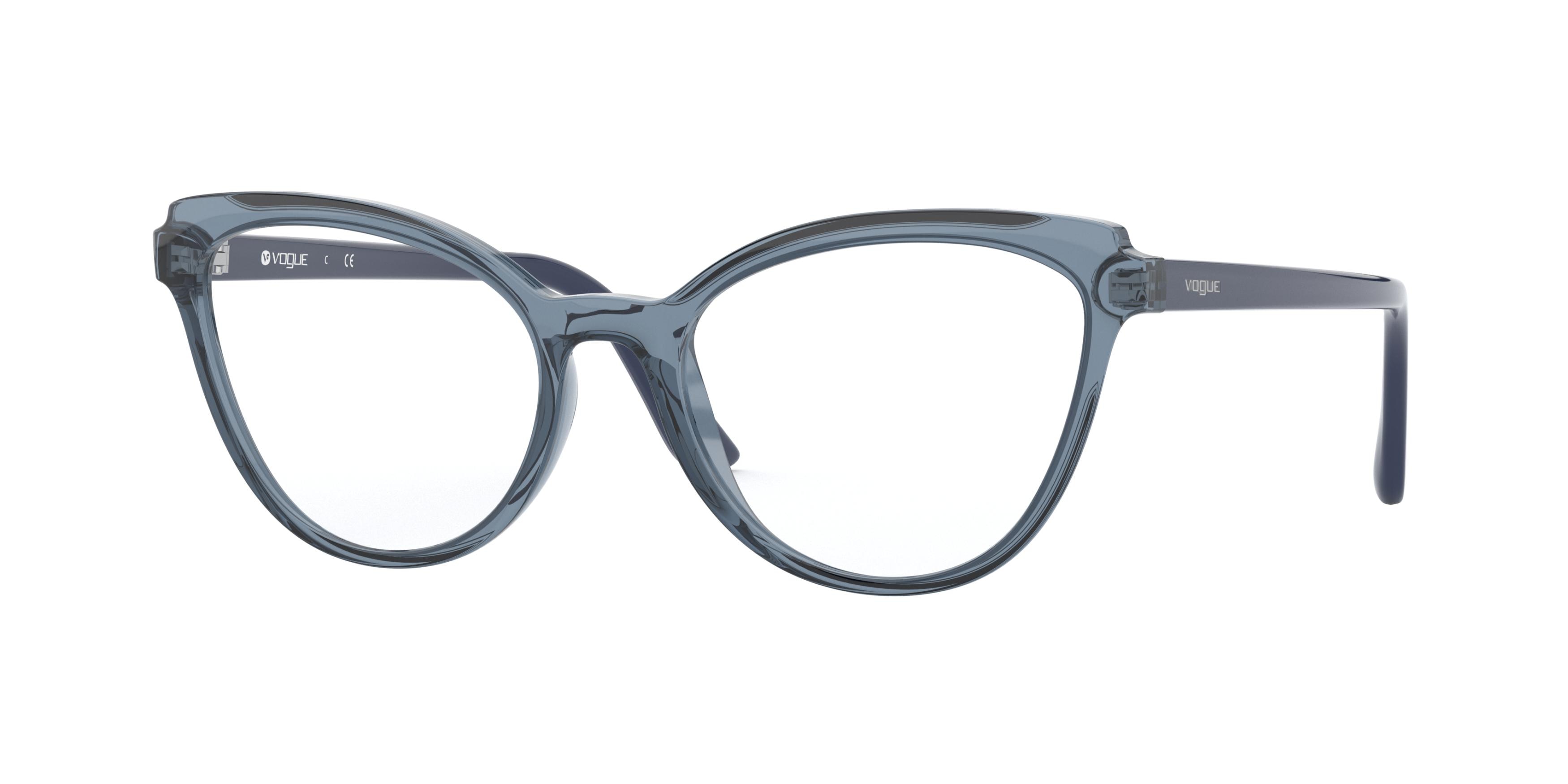 TOP TRANSPARENT BLUE/BLUE