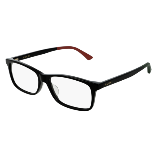 Gucci GG0408OA rectangle eyeglasses in Black