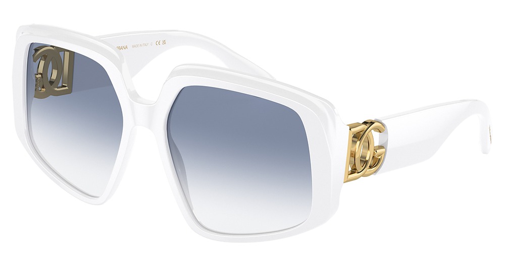WHITE / CLEAR GRADIENT LIGHT BLUE