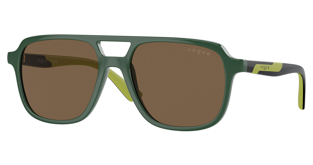 DARK GREEN / DARK BROWN