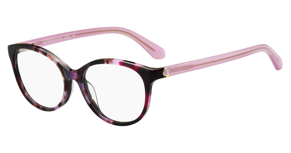 Kate Spade BRIELLA round eyeglasses in Violet Havana