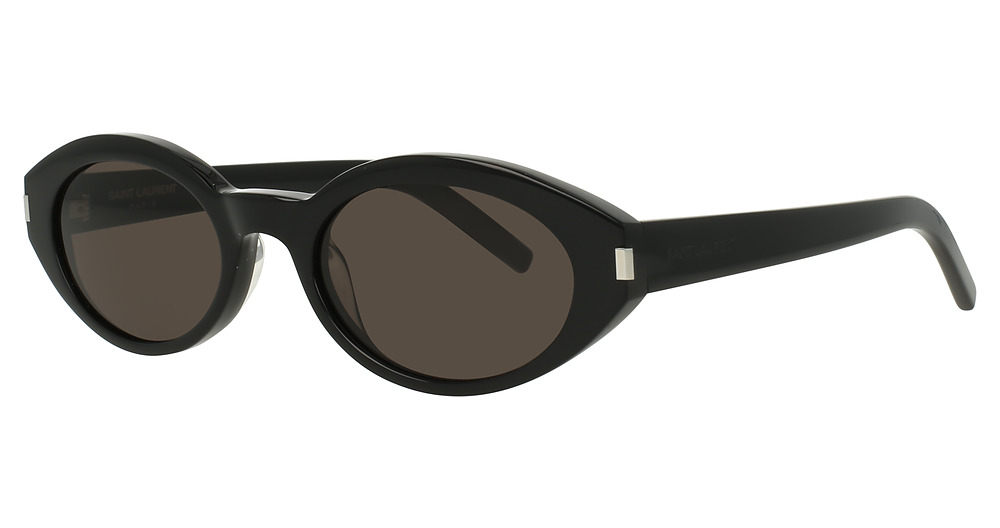 Saint Laurent SL 567 round eyeglasses in Black