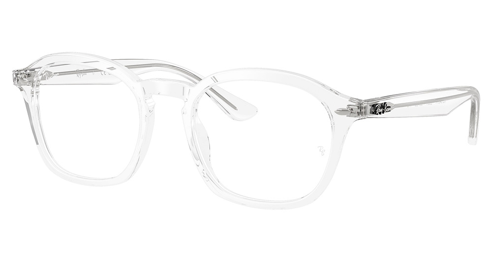 Ray-Ban RX5451F round eyeglasses in Transparent