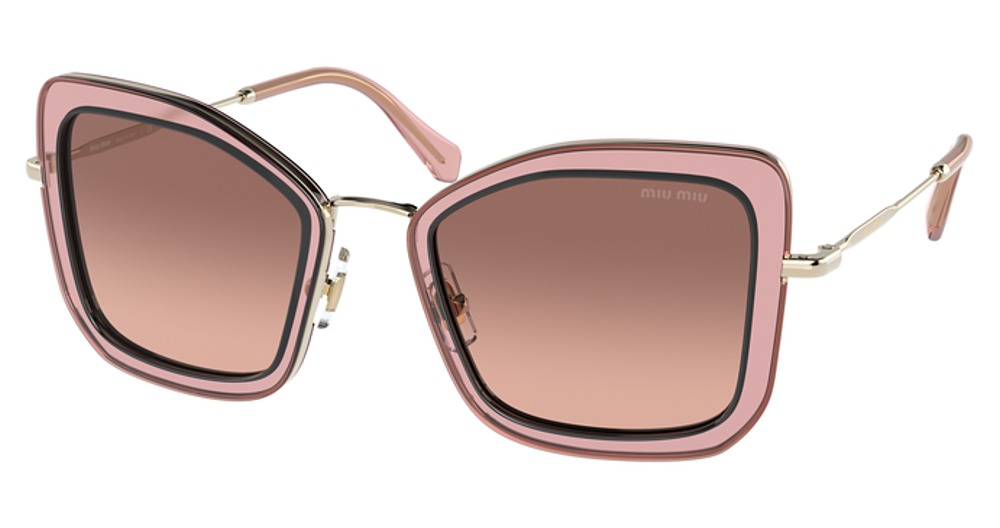 Miu Miu MU 55VS CORE COLLECTION cateye sunglasses in Pink/Pink Gradient Dark Brown