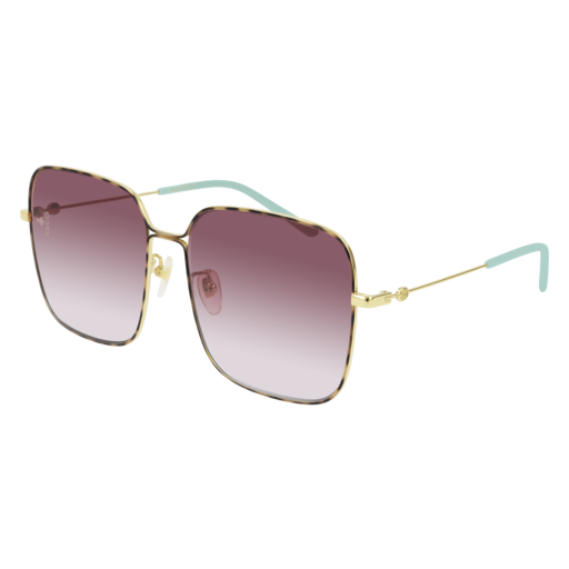 Gucci GG0443S aviator sunglasses in Gold
