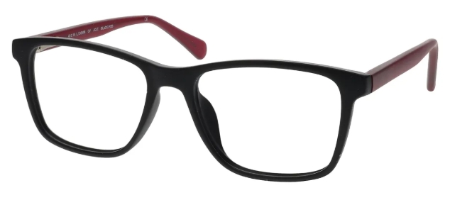 BLACK/RED