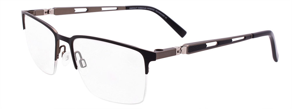 Matt Black & Steel Green