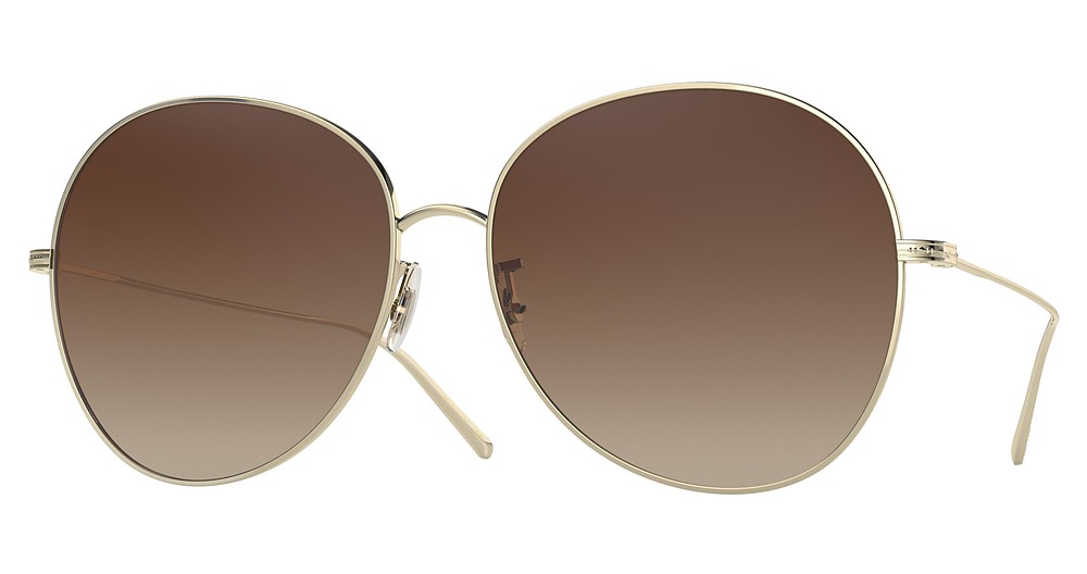 SOFT GOLD / DARK BROWN GRADIENT MIRROR