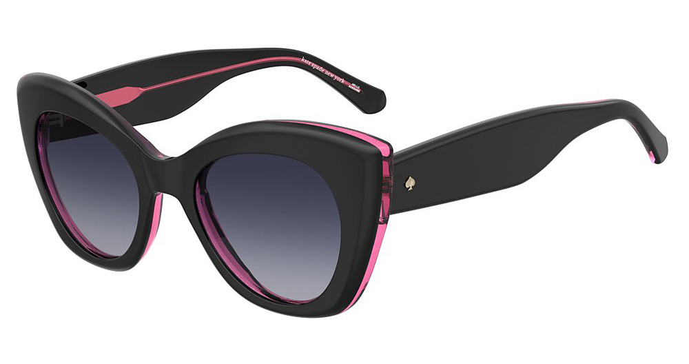 Kate Spade KS DOMINICA/S cateye sunglasses in Blackpink/Dark Grey Shaded