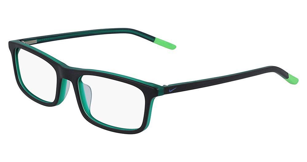 (013) MATTE BLACK/ELECTRIC GREEN