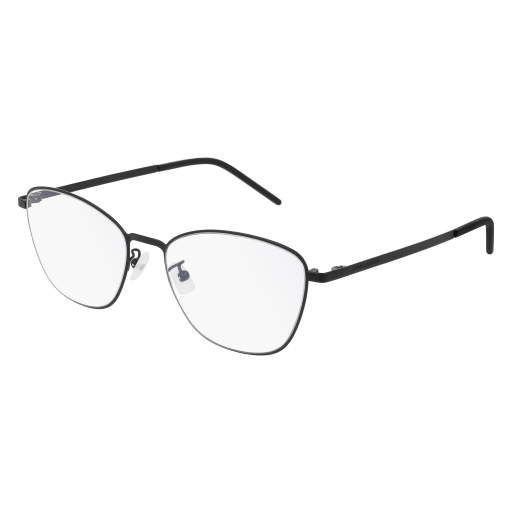 Saint Laurent SL 351 SLIM cateye eyeglasses in Black Black Transparent