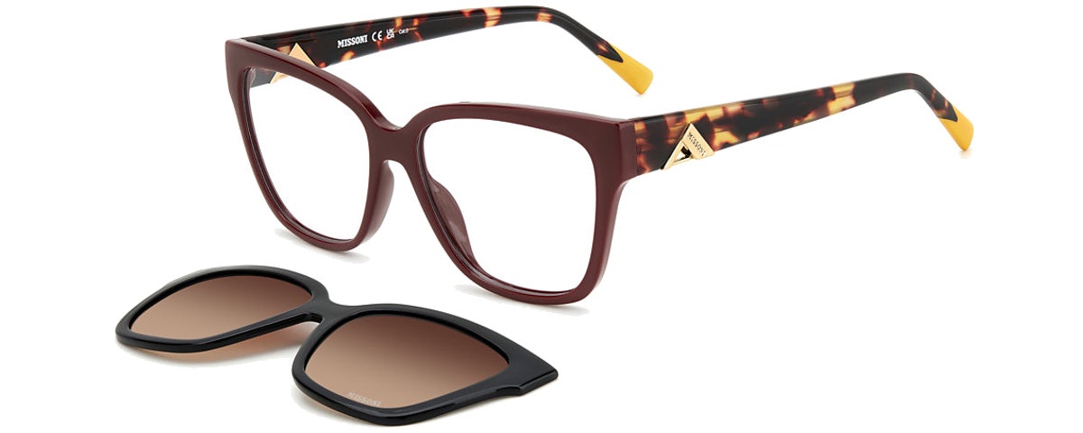 BURGUNDY / BROWN SHADED POLARIZED
