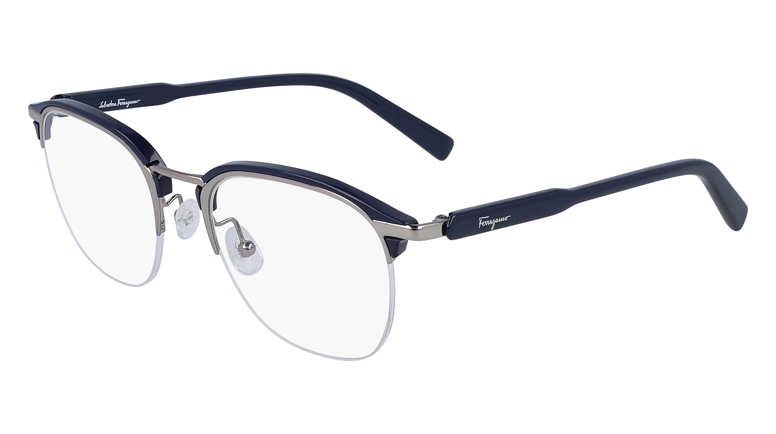 SHINY LIGHT GUNMETAL/BLUE