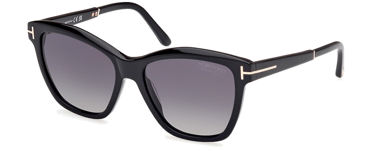 shiny black / smoke polarized