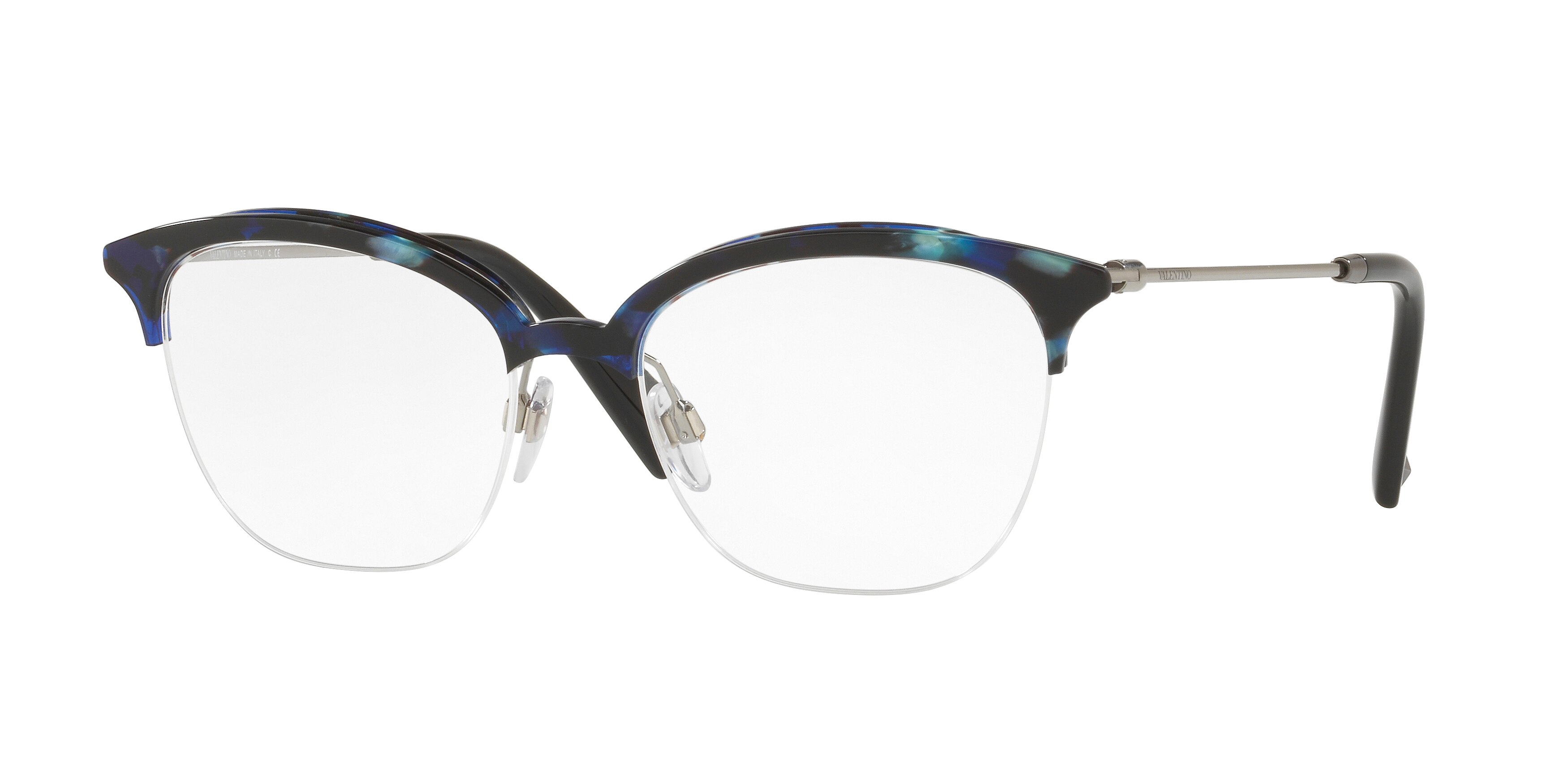 GUNMETAL/HAVANA BLUE