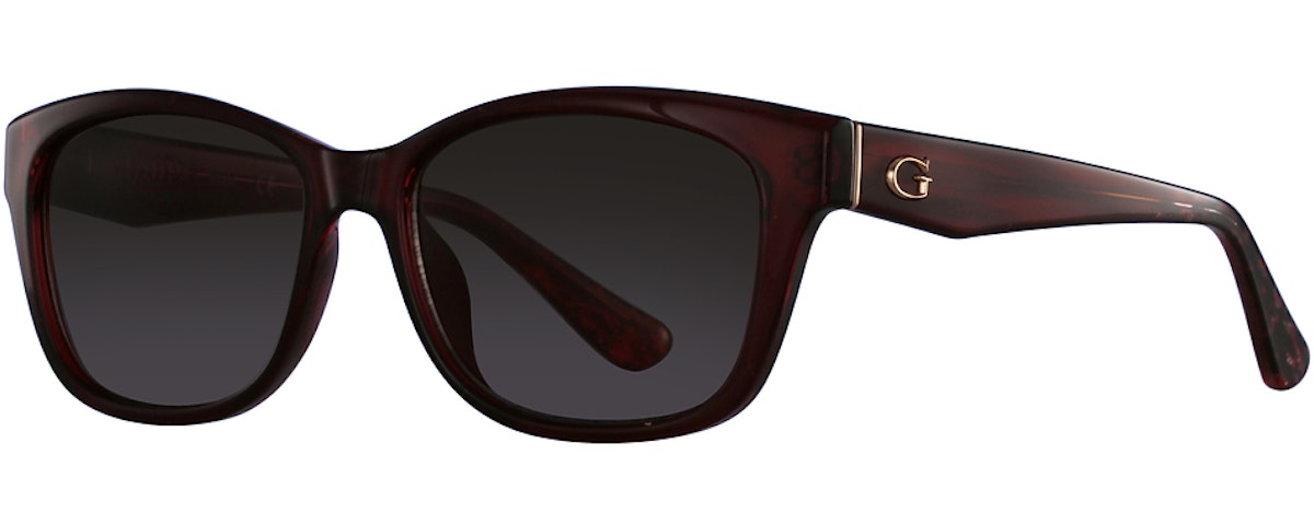 shiny red / gradient brown
