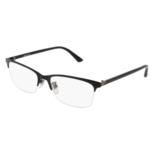 Gucci GG0132OJ rectangle eyeglasses in Black