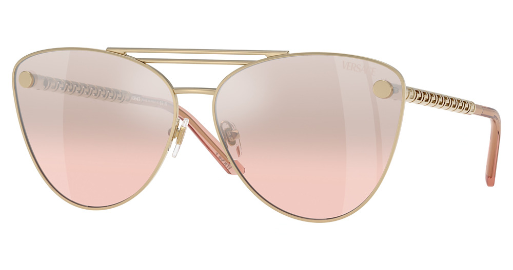PALE GOLD / LIGHT PINK MIRROR SILVER GRAD