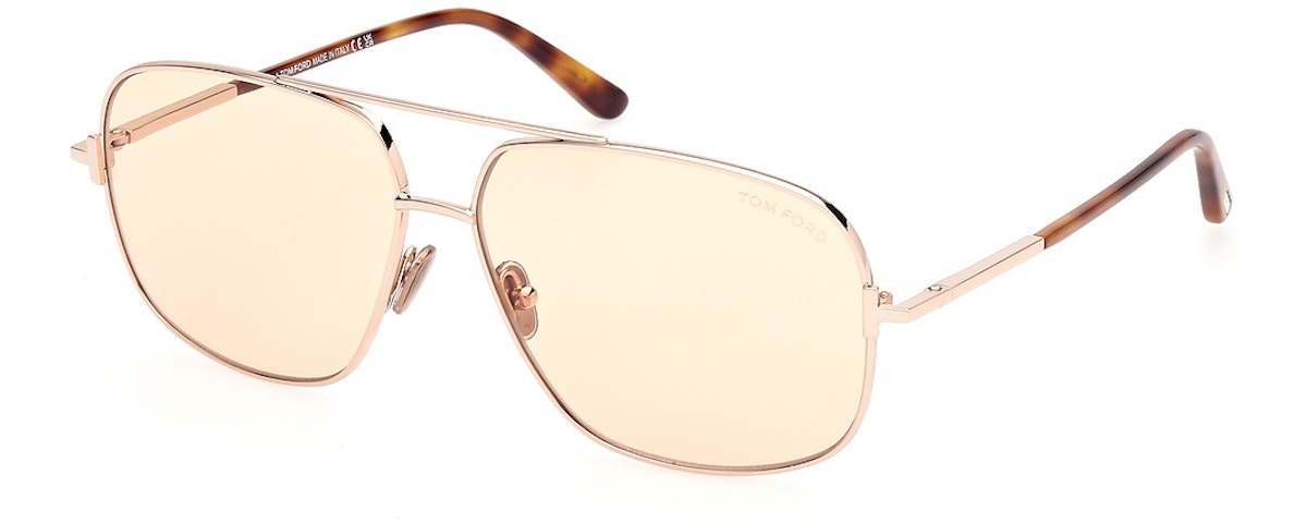 shiny rose gold / brown