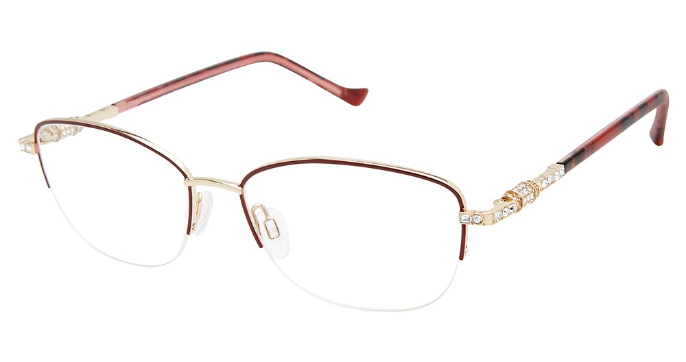 Burgundy/ Rose Gold