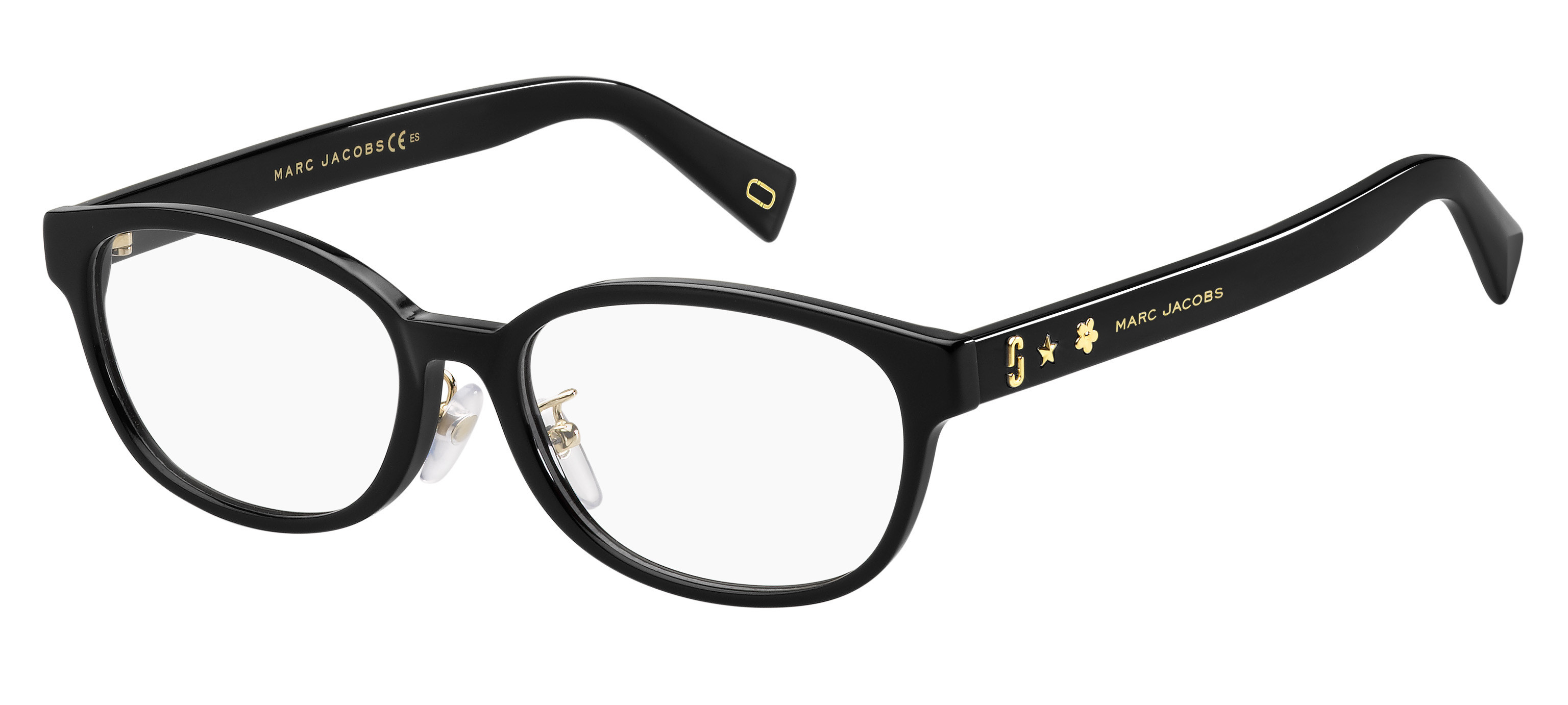 Marc Jacobs Marc 346/F rectangle eyeglasses in Black