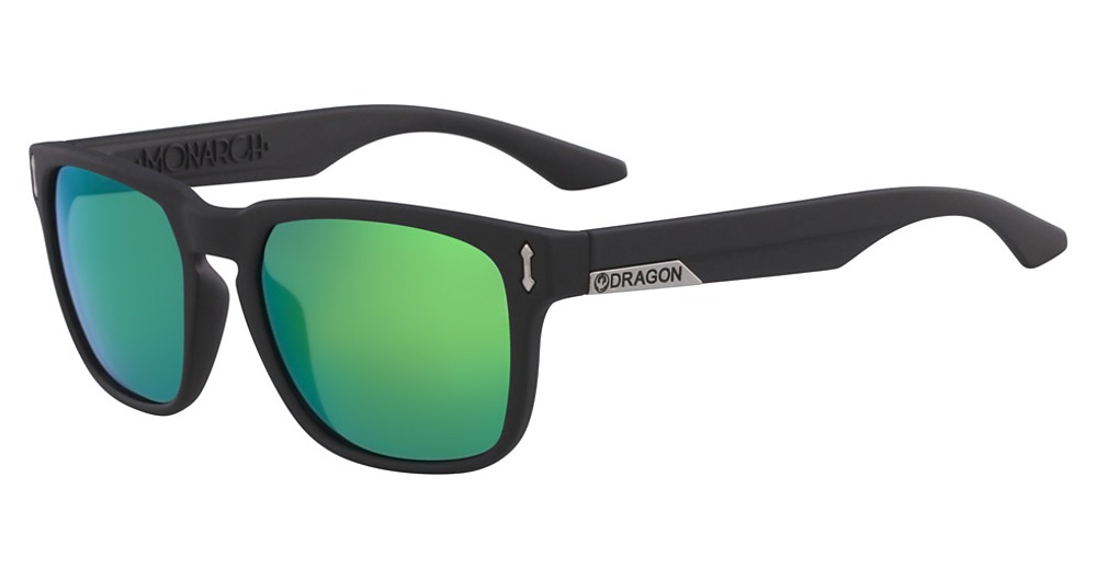 (007) MATTE BLACK/LL GREEN ION