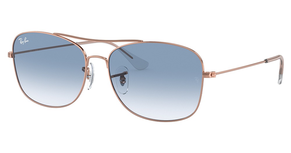 ROSE GOLD / CLEAR GRADIENT BLUE