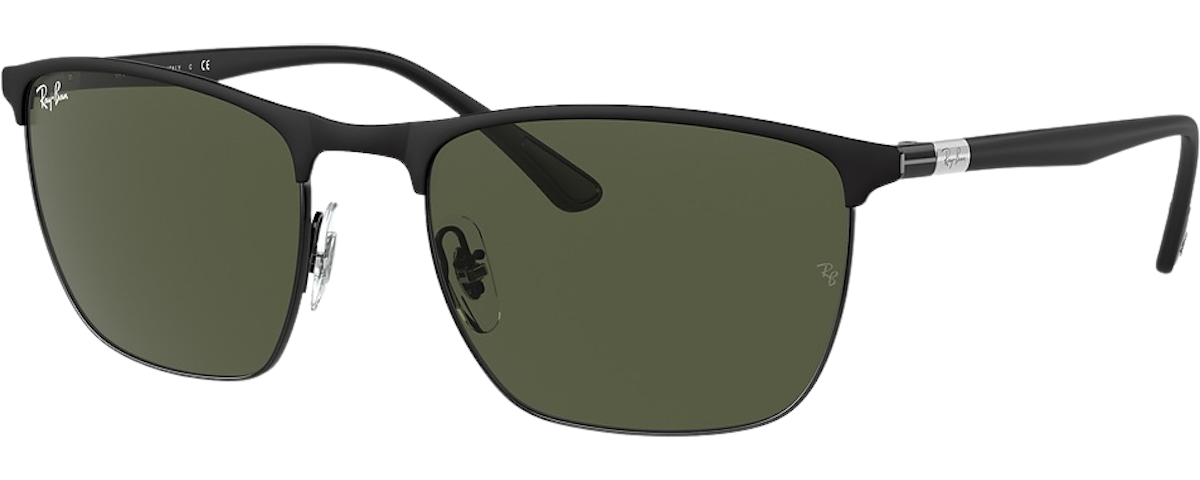 MATTE BLACK ON BLACK / GREEN