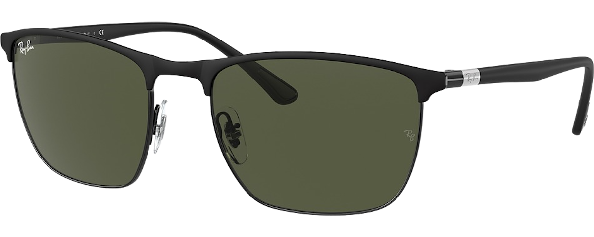 MATTE BLACK ON BLACK / GREEN