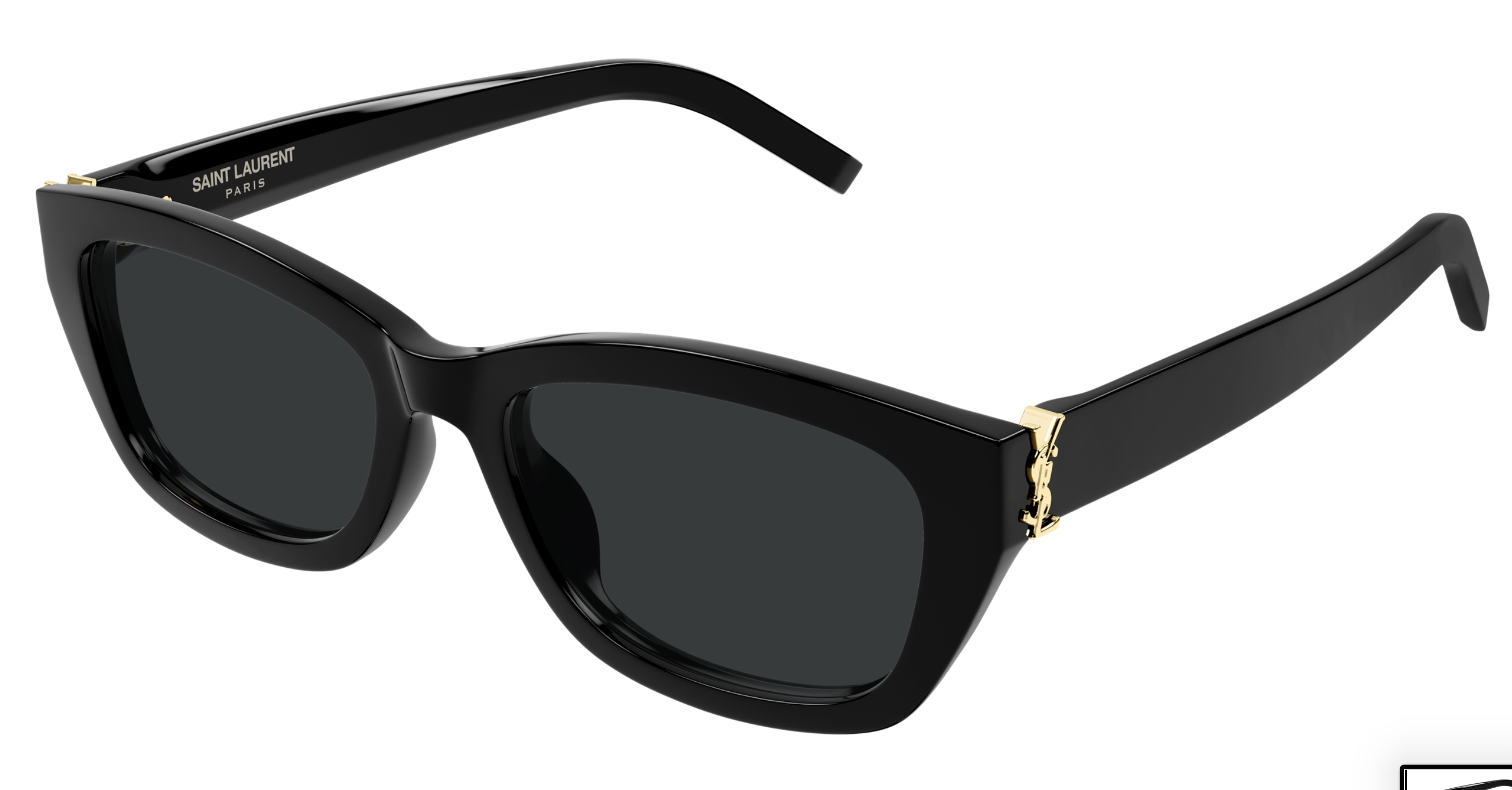 Saint Laurent SL M153 rectangle eyeglasses in Black