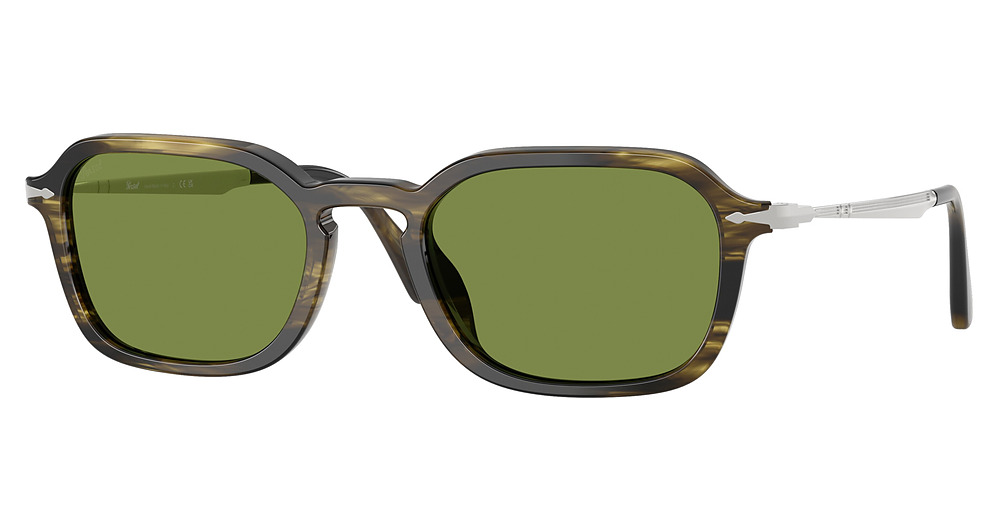 STRIPED BLACK AND OLIVE / GREEN