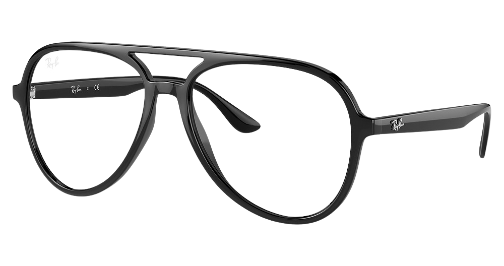 Ray-Ban RX4376VF aviator eyeglasses in Black