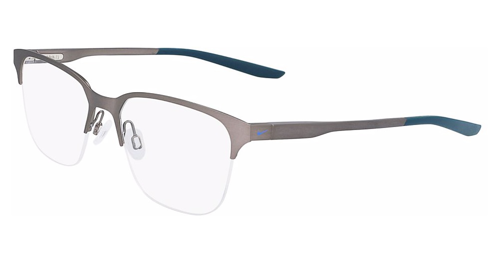 (074) BRUSHED GUNMETAL/THUNDER BLUE