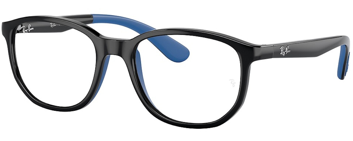 BLACK ON RUBBER BLUE