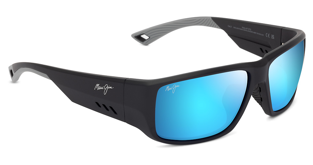 Matte Black / Blue Hawaii