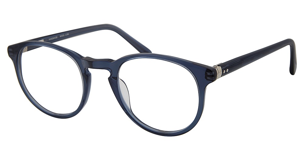 Modo 6527 round eyeglasses in Blue Crystal