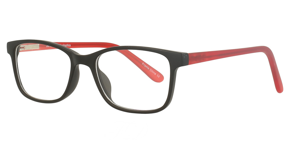 Matte Black/Red