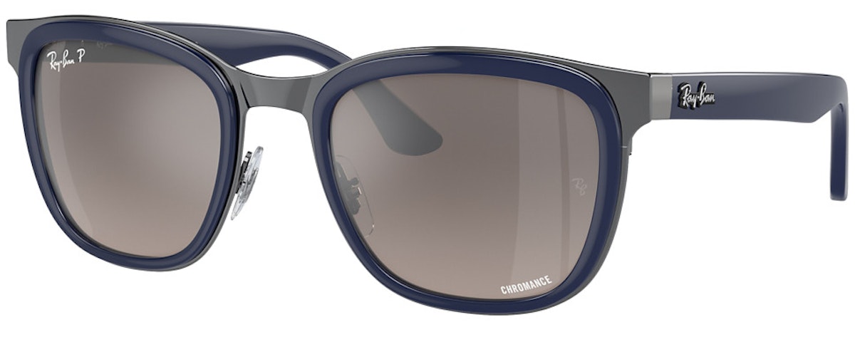BLUE ON GUNMETAL / GREY MIR GREY GRADIENT POLAR