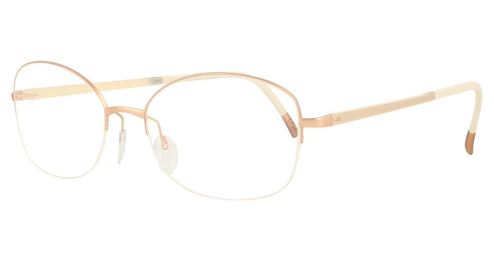 metallic rose ivory