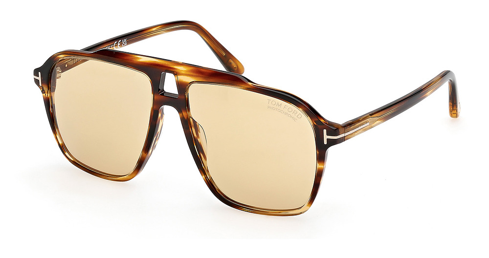 Tom Ford FT1209 aviator sunglasses in Havana/Other/Brown