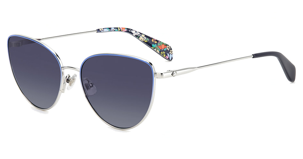 Kate Spade HAILEY/G/S cateye sunglasses in Pallbl/Dark Grey Shaded