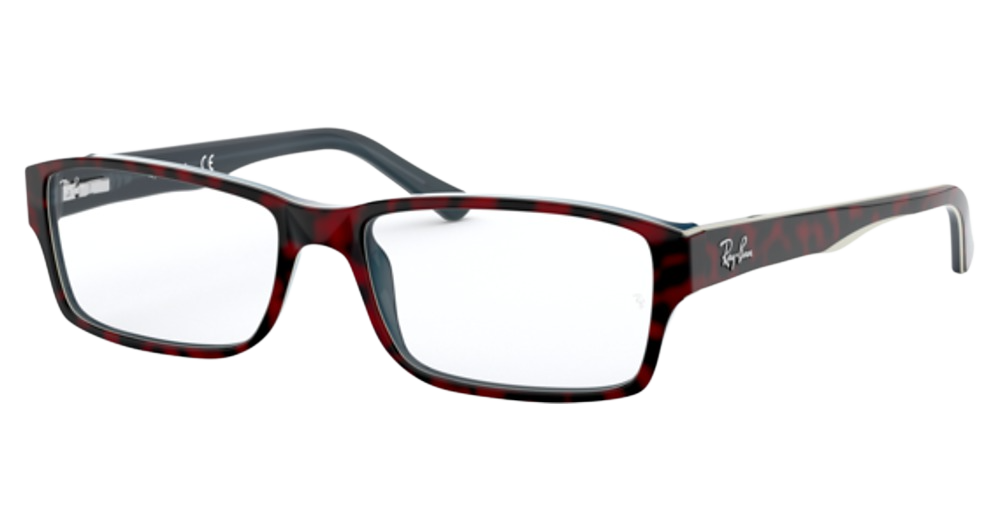 RED HAVANA ON OPAL BLUE