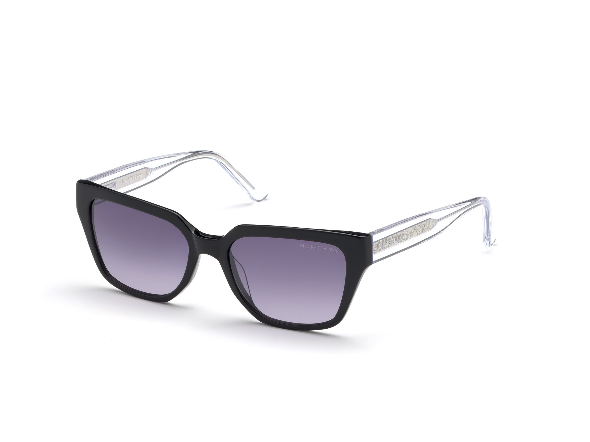 Shiny Black  / Gradient Smoke Lenses