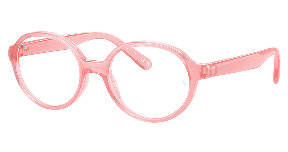 Ray-Ban RY1905 round eyeglasses in Transparent Light Pink