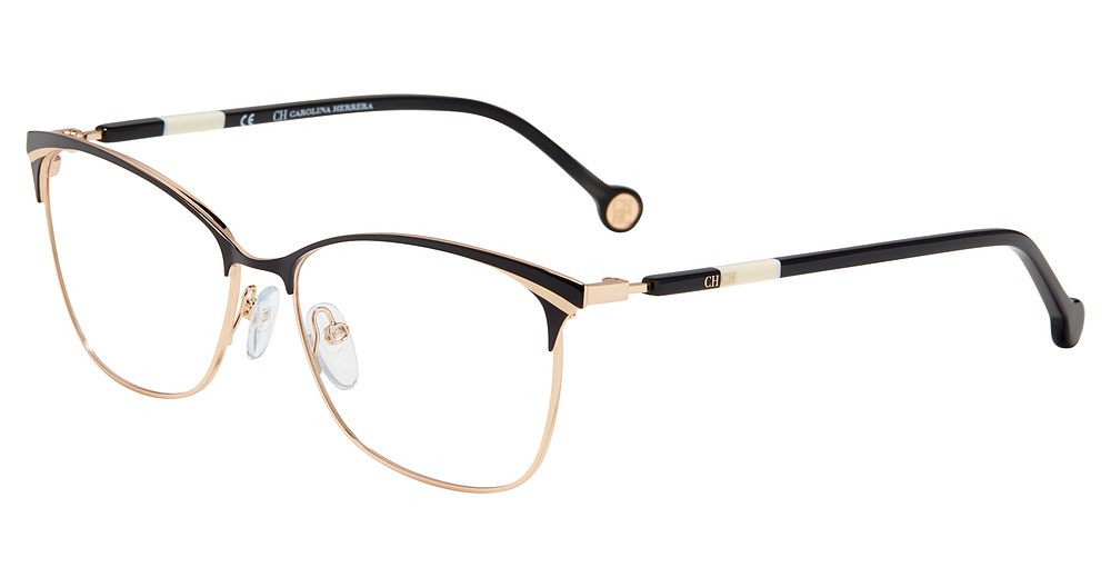 Carolina Herrera VHE154K cateye eyeglasses in Black 0301