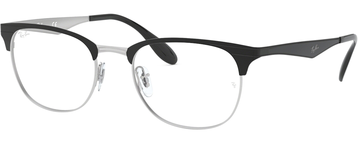 TOP BLACK ON SILVER
